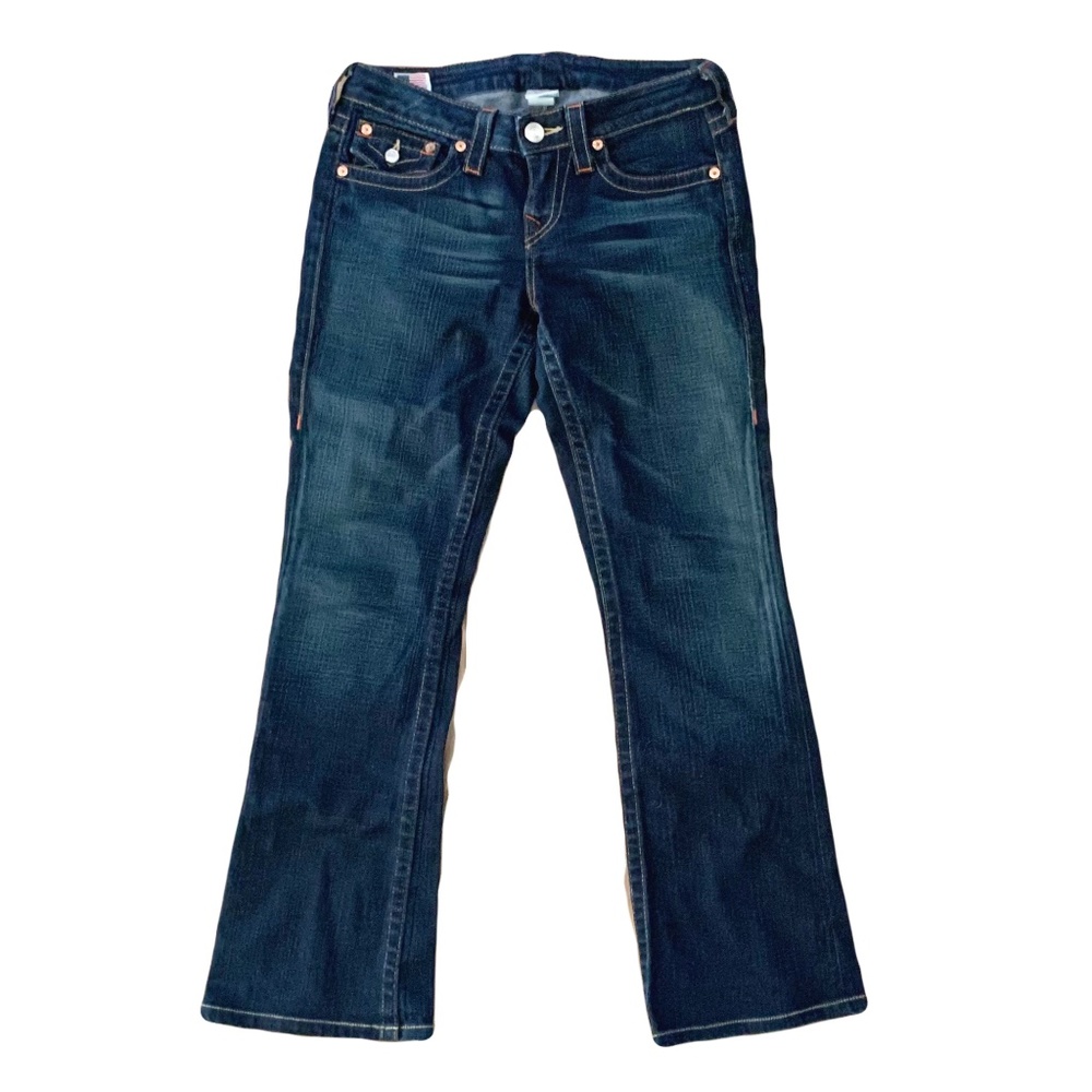 {True Religion} Becky Bootcut Hillsboro Dark Wash Jeans Size 28